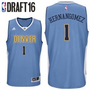 canotte juan hernangomez 1 denver nuggets draft 2016 blu