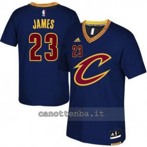 canotte LeBron james #23 cleveland cavaliers 2015-2016 blu