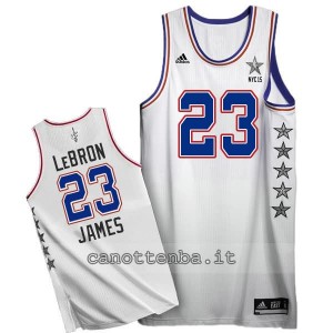 canotte LeBron james nba all star 2015 bianca