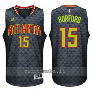 canotte al horford #15 atlanta hawks 2015-2016 nero