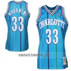 canotte alonzo mourning #33 charlotte hornets retro