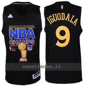 canotte andre iguodala #9 golden state warriors campioni 2014-15 nero