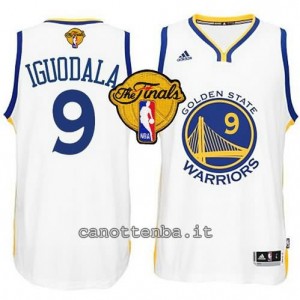 canotte andre iguodala #9 golden state warriors finale 2015 bianca