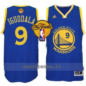 canotte andre iguodala #9 golden state warriors finale 2015 blu