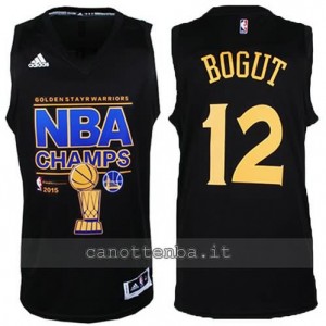 canotte andrew bogut #12 golden state warriors campioni 2014-15 nero