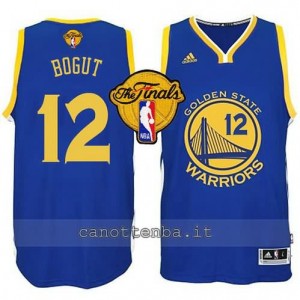 canotte andrew bogut #12 golden state warriors finale 2015 blu