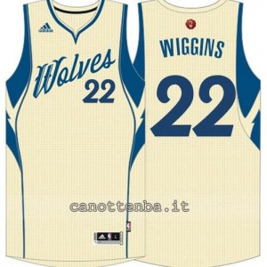 canotte andrew wiggins #22 minnesota timberwolves natale 2015 giallo