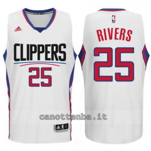 canotte austin rivers #25 los angeles clippers 2015-2016 bianca