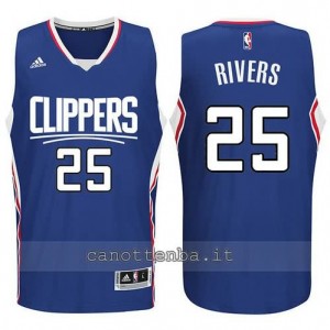 canotte austin rivers #25 los angeles clippers 2015-2016 blu