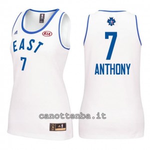 canotte basket donna all star 2016 carmelo anthony #7 bianca