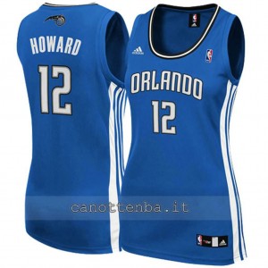 canotte basket donna orlando magic dwight howard #12 blu