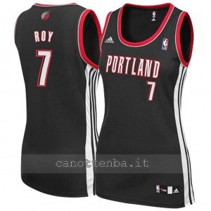 canotte basket donna portland trail blazers brandon roy #7 nero