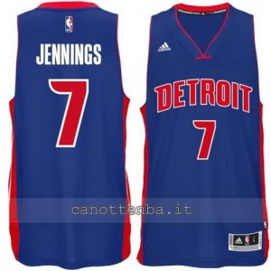 canotte brandon knight #7 detroit pistons 2014-2015 blu