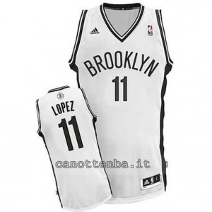 canotte brook lopez #11 brooklyn nets revolution 30 bianca