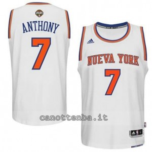 canotte carmelo anthony #7 new york knicks 2014-2015 bianca