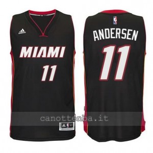 canotte chris andersen #11 miami heat 2014-2015 nero