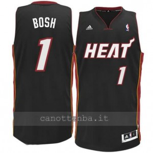 canotte chris bosh #1 miami heat revolution 30 nero