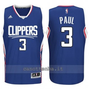 canotte chris paul #3 los angeles clippers 2015-2016 blu