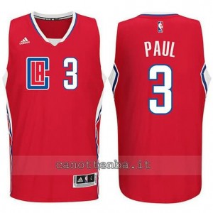canotte chris paul #3 los angeles clippers 2015-2016 rosso