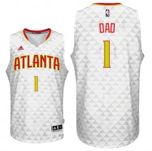 canotte dad logo #1 atlanta hawks 2015-2016 bianca