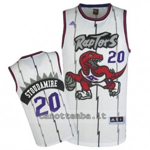 canotte damon stoudamire #20 toronto raptors bianca