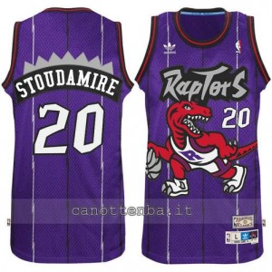 canotte damon stoudamire #20 toronto raptors porpora