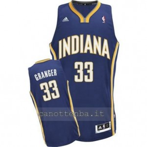 canotte danny granger #33 indiana pacers revolution 30 blu