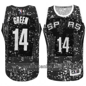 canotte danny green #14 san antonio spurs lights nero