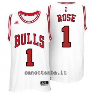 canotte derrick rose #1 chicago bulls 2014-2015 bianca