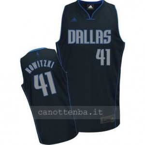 canotte dirk nowitzki #41 dallas mavericks navy blu