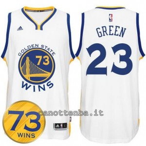 canotte draymond green #23 golden state warriors 73 wins 2016 bianca