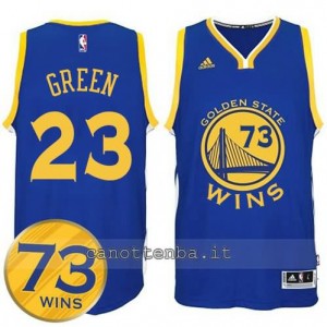 canotte draymond green #23 golden state warriors 73 wins 2016 blu