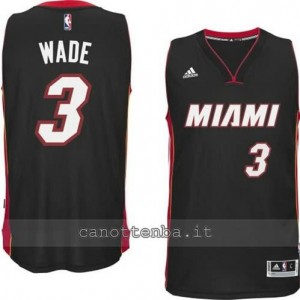 canotte dwayne wade #3 miami heat 2014-2015 nero