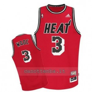 canotte dwayne wade #3 miami heat classico rosso