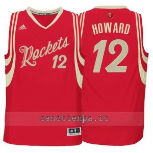 canotte dwight howard #12 houston rockets natale 2015 rosso