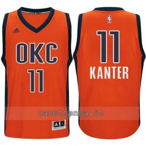 canotte enes kanter #11 oklahoma city thunder 2015-2016 arancia