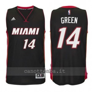 canotte gerald green #14 miami heat 2014-2015 nero