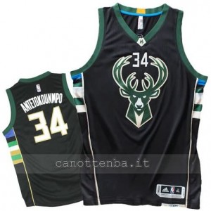 canotte giannis antetokoumpo #34 milwaukee bucks 2015-2016 nero