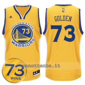 canotte golden state warriors 73 wins 2016 giallo