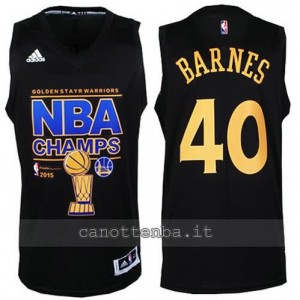 canotte harrison barnes #40 golden state warriors campioni 2014-15 nero