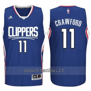 canotte jamal crawford #11 los angeles clippers 2015-2016 blu