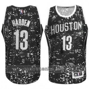 canotte james harden #13 houston rockets lights nero