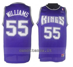 canotte jason williams #55 sacramento kings porpora