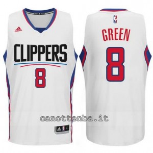 canotte jeff green #8 los angeles clippers 2015-2016 bianca