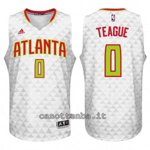 canotte jeff teague #0 atlanta hawks 2015-2016 bianca