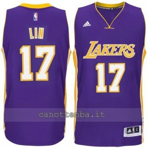 canotte jeremy lin #17 los angeles lakers 2014-2015 porpora