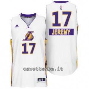 canotte jeremy lin #17 los angeles lakers natale 2014 bianca