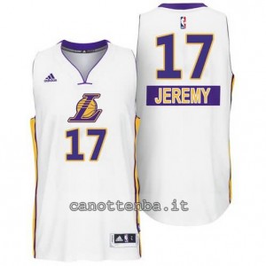 canotte jeremy lin #17 los angeles lakers natale 2014 bianca