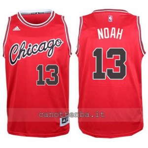 canotte joakim noah #13 chicago bulls 2015-2016 rosso