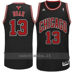 canotte joakim noah #13 chicago bulls revolution 30 nero